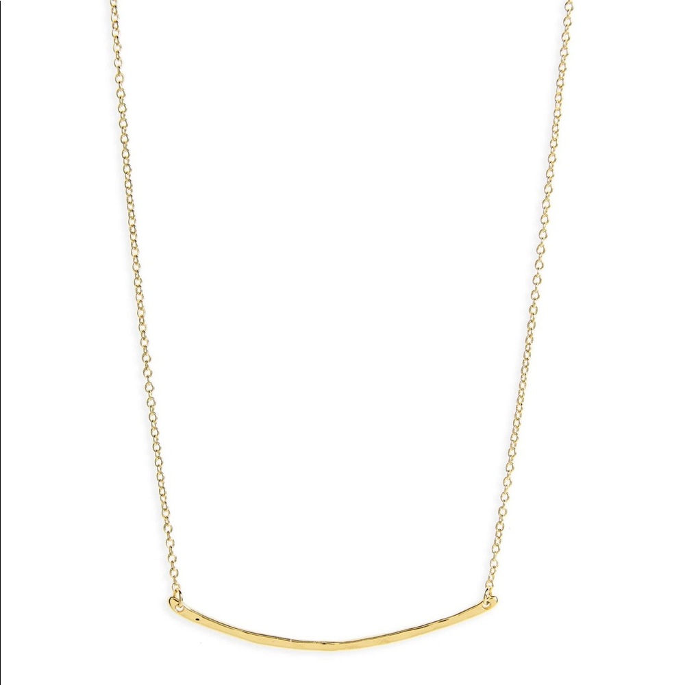 Gorjana Taner bar necklace long